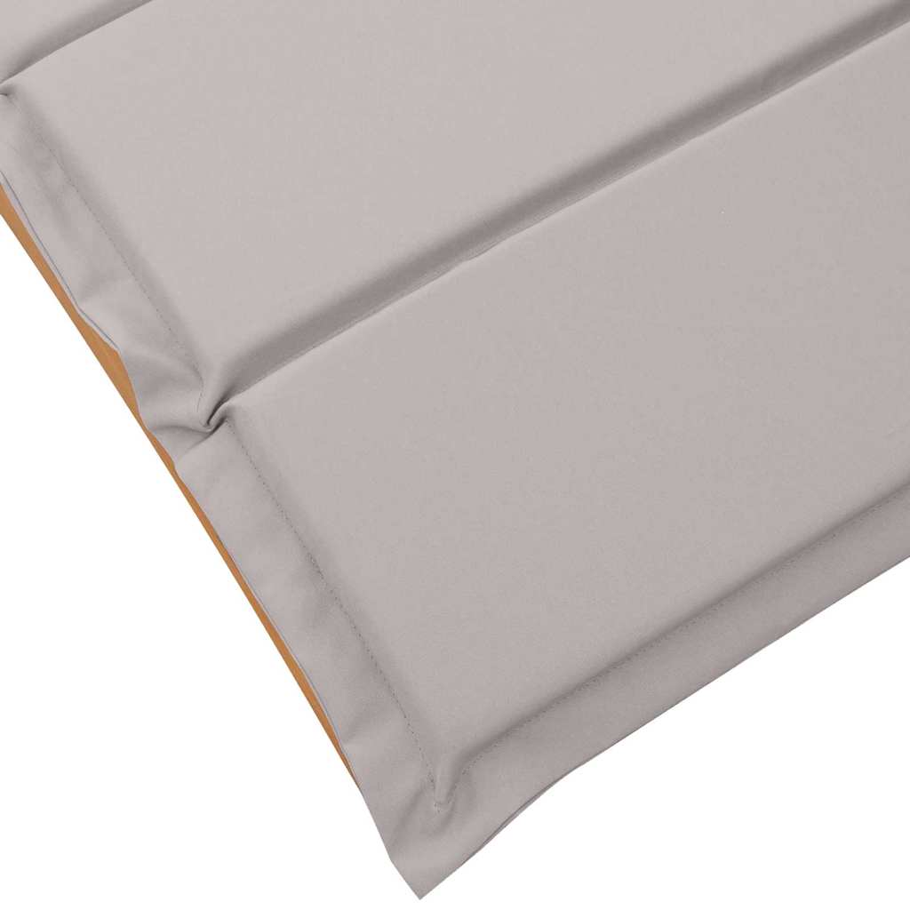 Ligbed met kussen 2 pcs Taupe Massief Acaciahout is nu te koop bij PeponiXL, paradijselijk wonen!