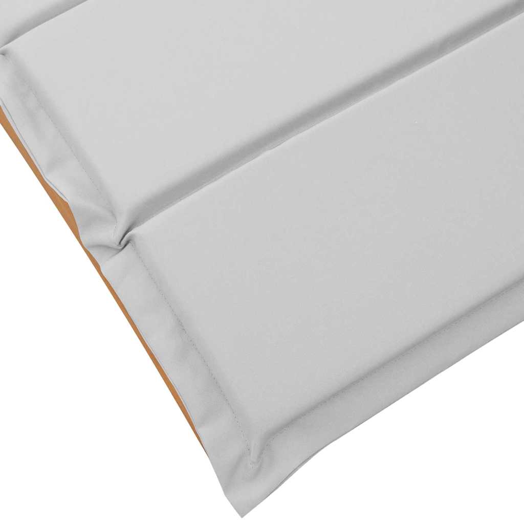 Ligbed met kussen 2 pcs Lichtgrijs Massief Acaciahout is nu te koop bij PeponiXL, paradijselijk wonen!
