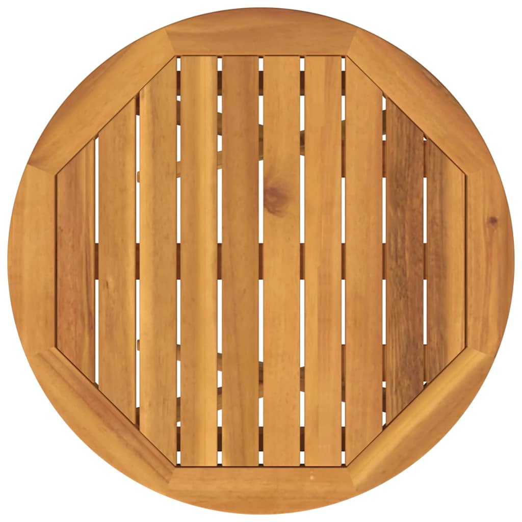 Tuin Bistro Set 3 pcs Bruin Massief Acaciahout is nu te koop bij PeponiXL, paradijselijk wonen!