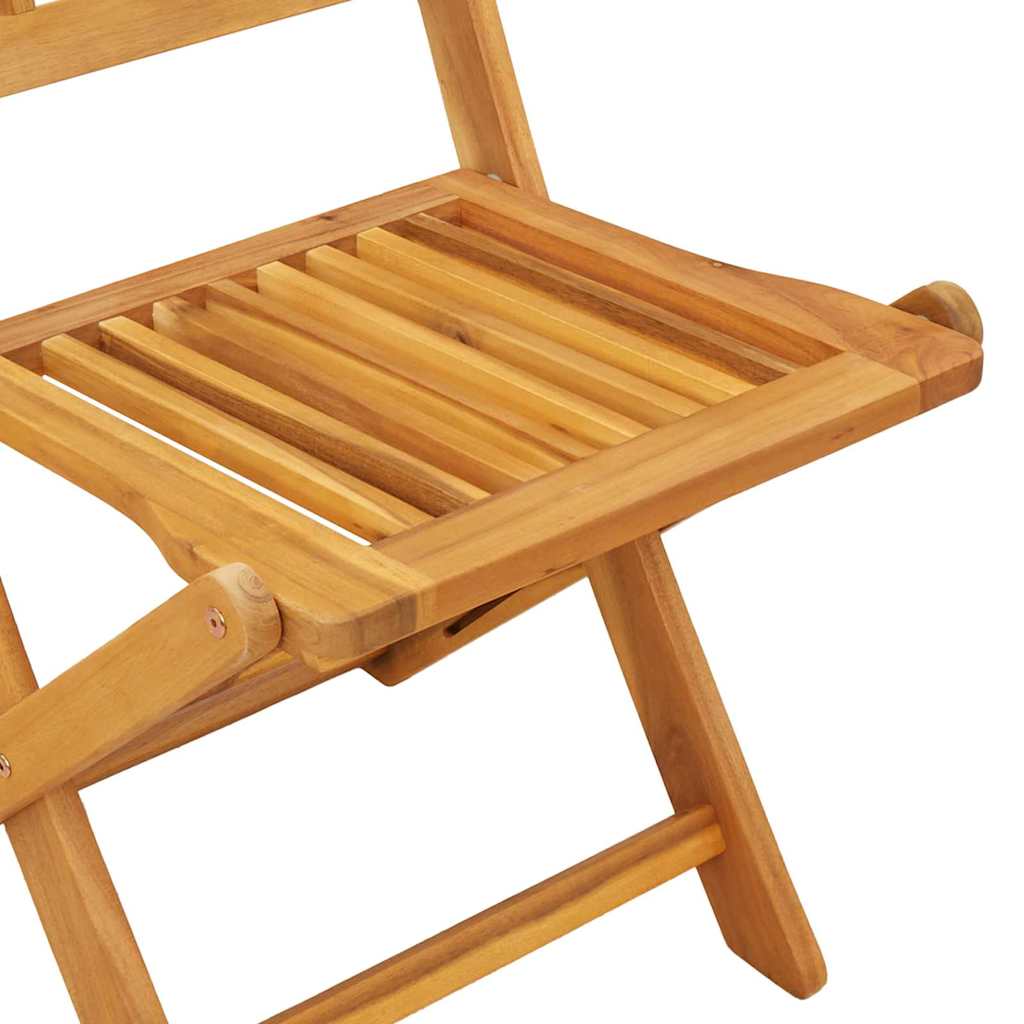Tuin Bistro Set 3 pcs Bruin Massief Acaciahout is nu te koop bij PeponiXL, paradijselijk wonen!
