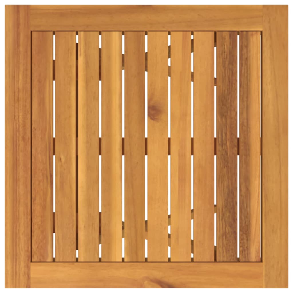 Tuin Bistro Set 3 pcs Bruin Massief Acaciahout is nu te koop bij PeponiXL, paradijselijk wonen!