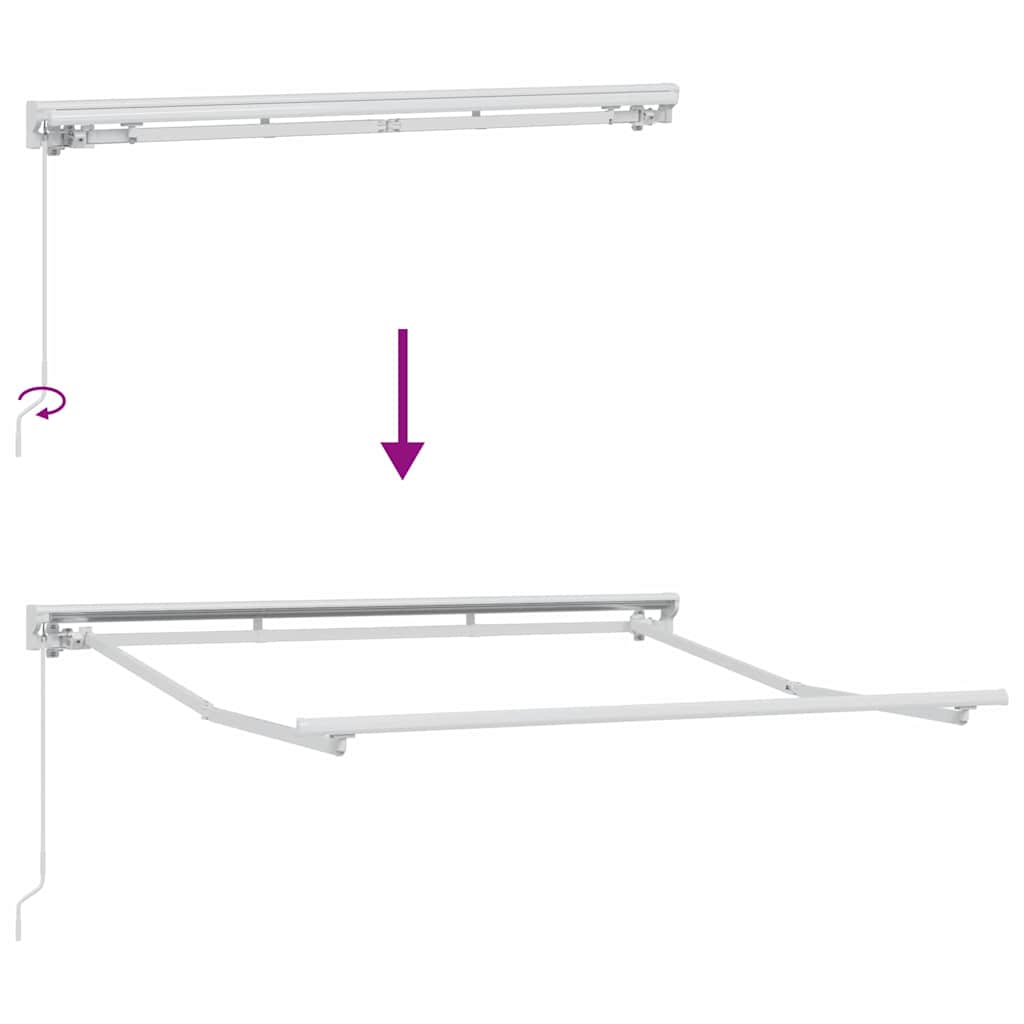 Zijde Frame Wit 2.5 x 2 m Gepoedercoat staal en aluminium is nu te koop bij PeponiXL, paradijselijk wonen!