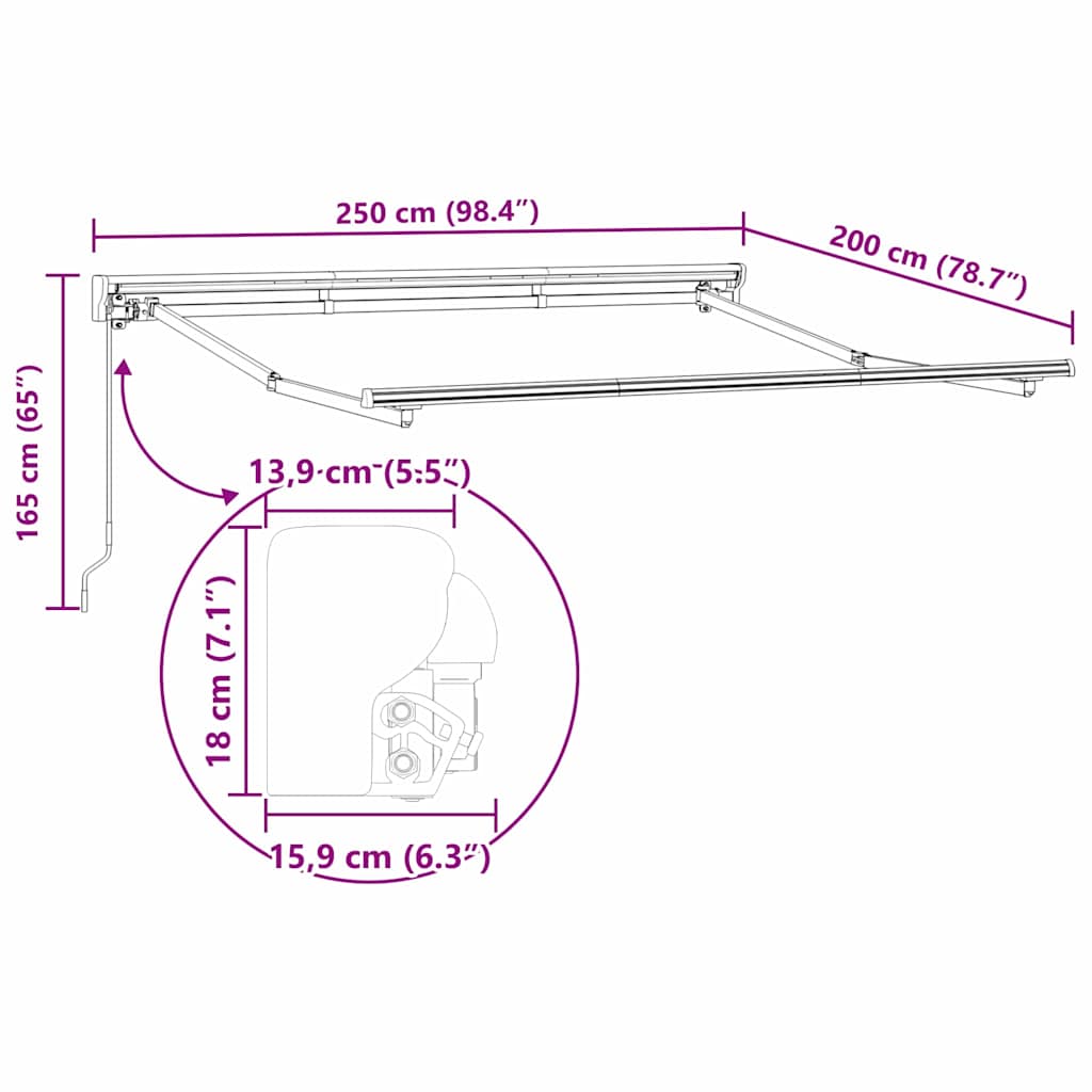 Zijde Frame Wit 2.5 x 2 m Gepoedercoat staal en aluminium is nu te koop bij PeponiXL, paradijselijk wonen!