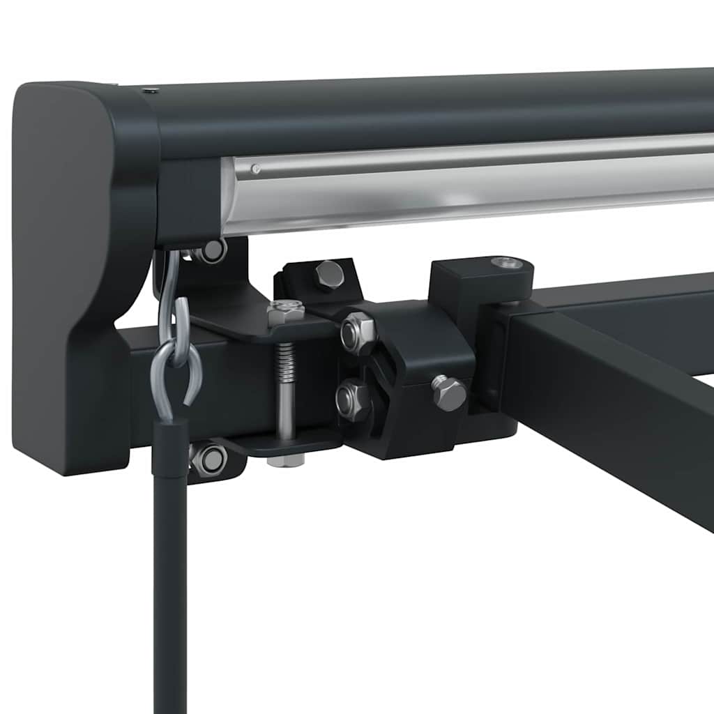 Zijde Frame Antraciet 4 × 3 m Gepoedercoat staal en aluminium is nu te koop bij PeponiXL, paradijselijk wonen!