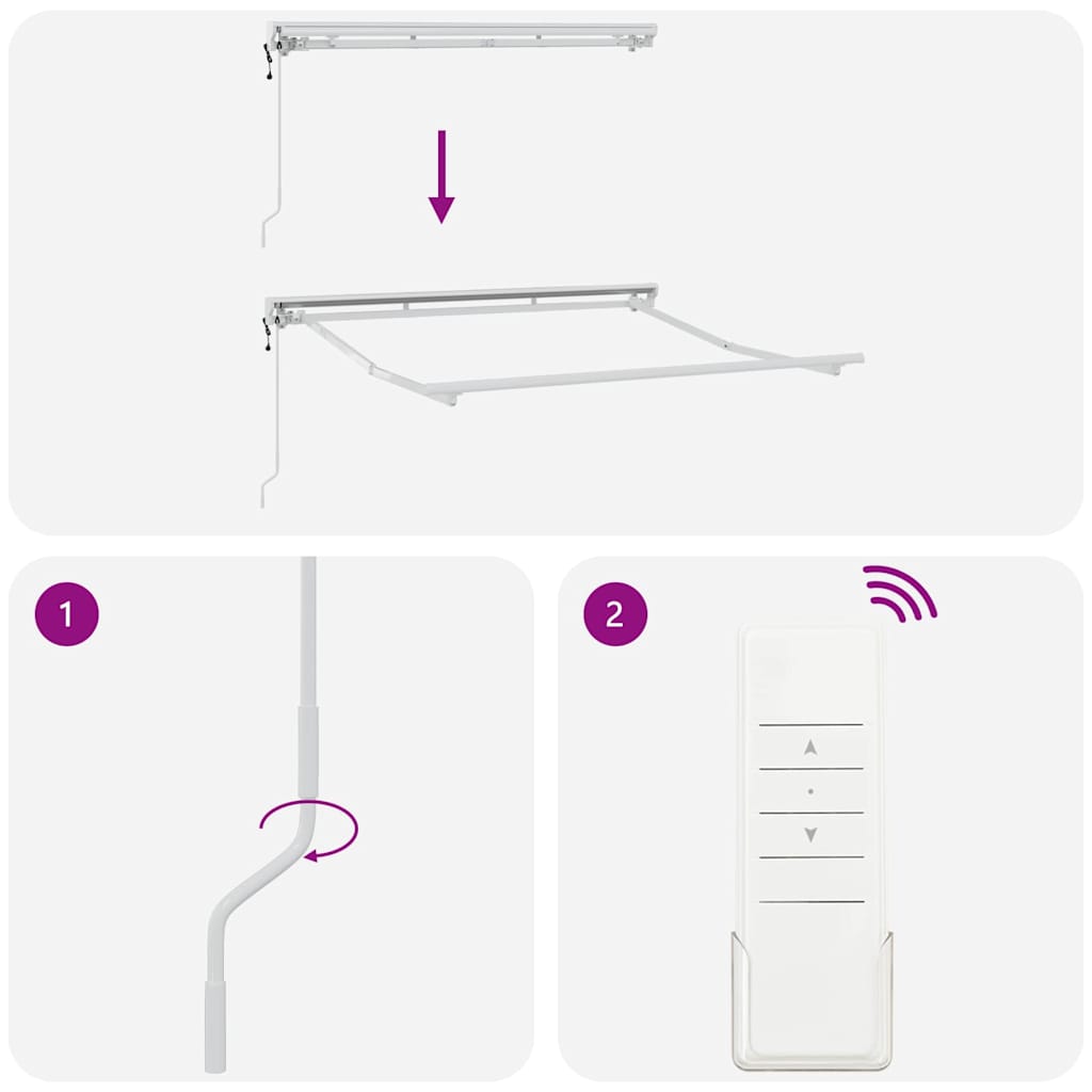 Zijde Frame Wit 2.5 x 2 m Gepoedercoat staal en aluminium is nu te koop bij PeponiXL, paradijselijk wonen!