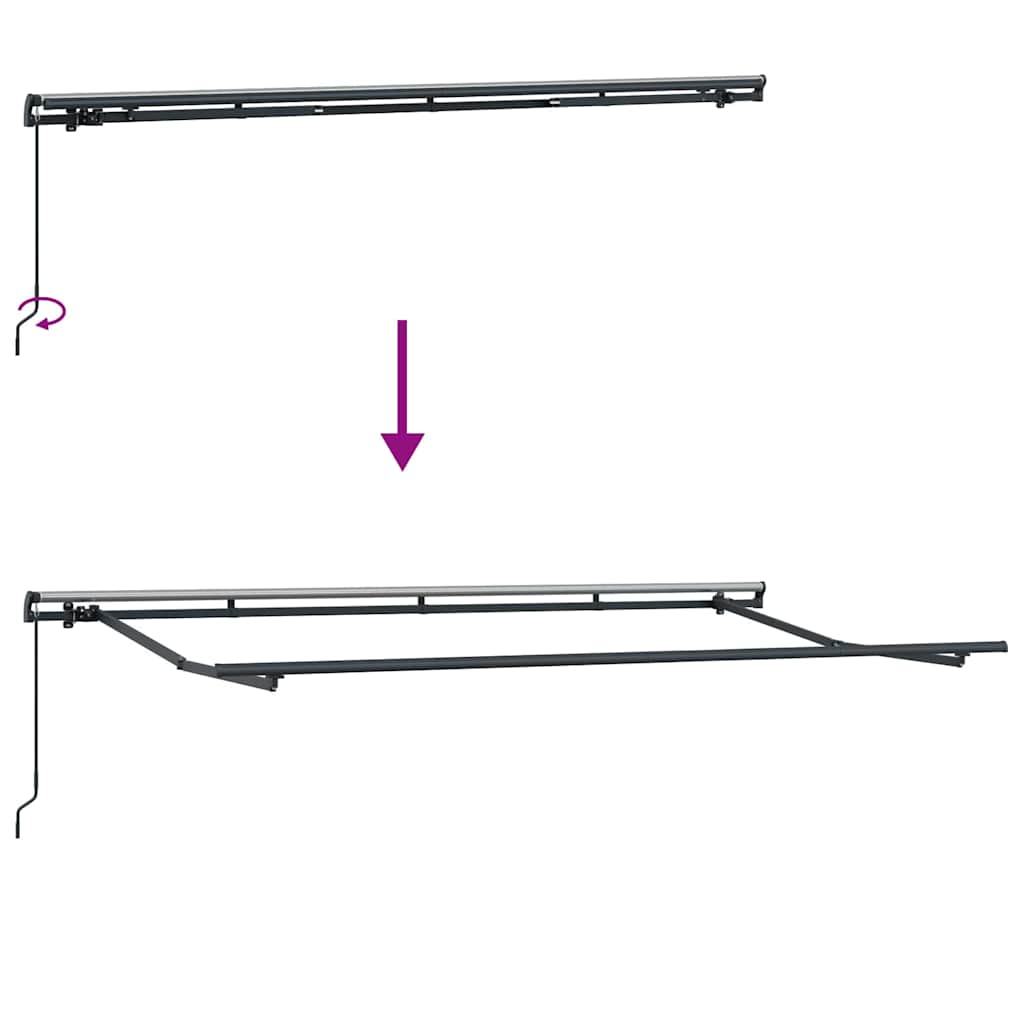 Zijde Frame Antraciet 4 x 2 m Metaal is nu te koop bij PeponiXL, paradijselijk wonen!