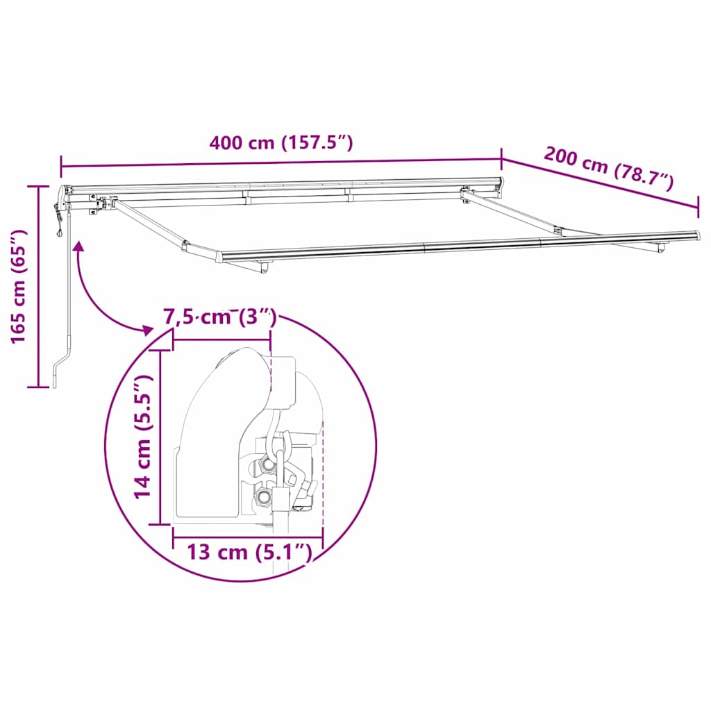 Zijde Frame Wit 4 x 2 m Metaal is nu te koop bij PeponiXL, paradijselijk wonen!