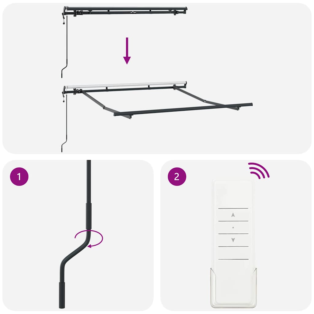 Zijde Frame Antraciet 2.5 x 2 m Metaal is nu te koop bij PeponiXL, paradijselijk wonen!