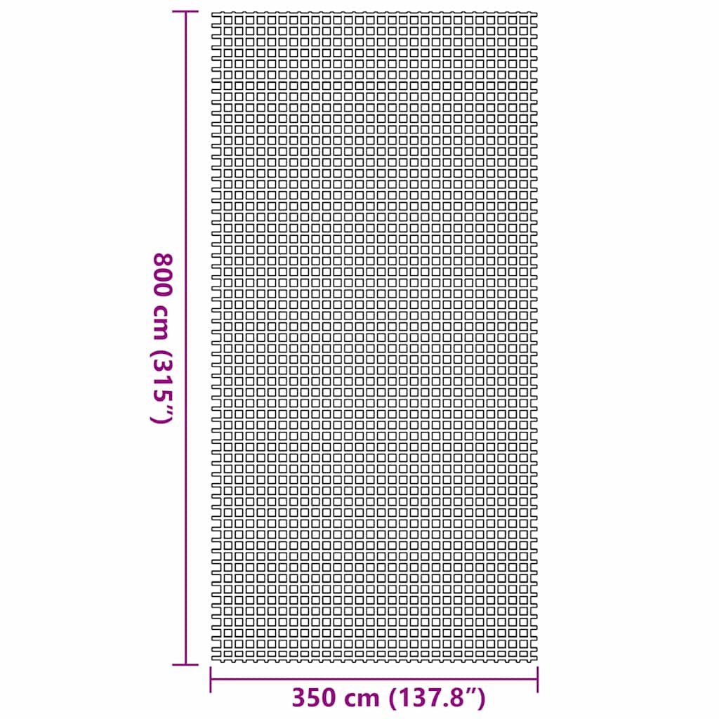 Tenttapijt Antraciet 800 x 350 cm Polyester is nu te koop bij PeponiXL, paradijselijk wonen!