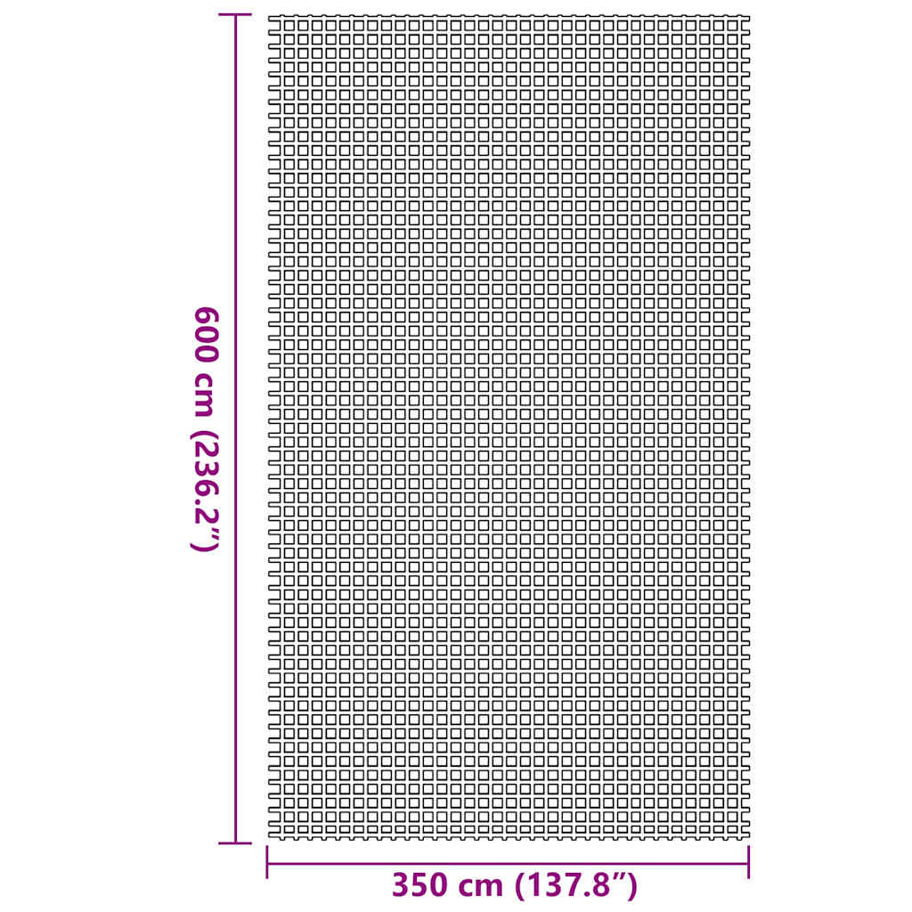 Tenttapijt Blauw 600 × 350 cm Polyester is nu te koop bij PeponiXL, paradijselijk wonen!