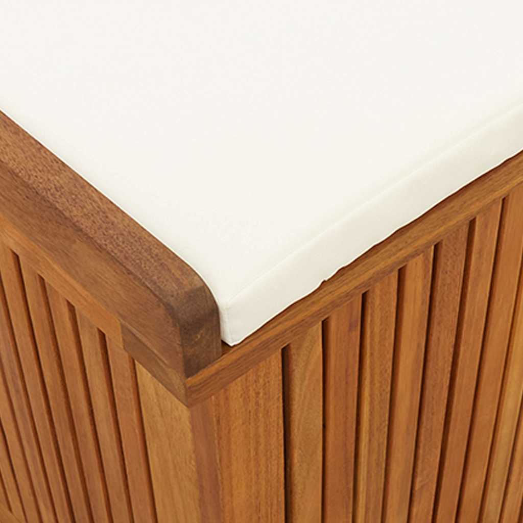 Kussenbox voor buiten 150x50x60,5 cm massief acaciahout is nu te koop bij PeponiXL, paradijselijk wonen!