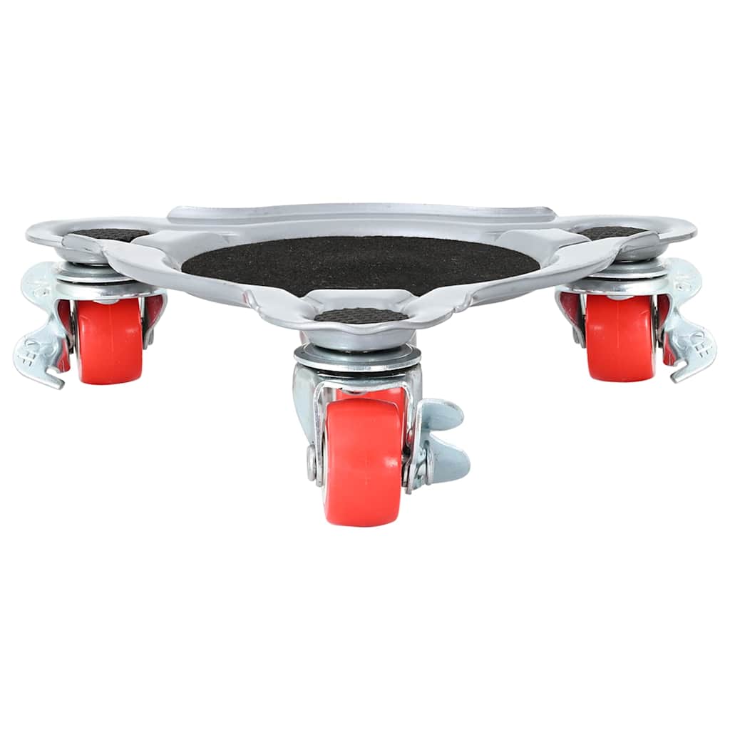 Meubelrollers 4 st met lifter 14,5x13,5x4 cm staal 400 kg is nu te koop bij PeponiXL, paradijselijk wonen!