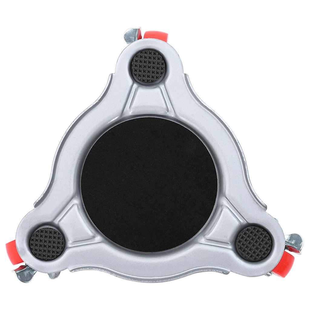 Meubelrollers 4 st met lifter 14,5x13,5x4 cm staal 400 kg is nu te koop bij PeponiXL, paradijselijk wonen!
