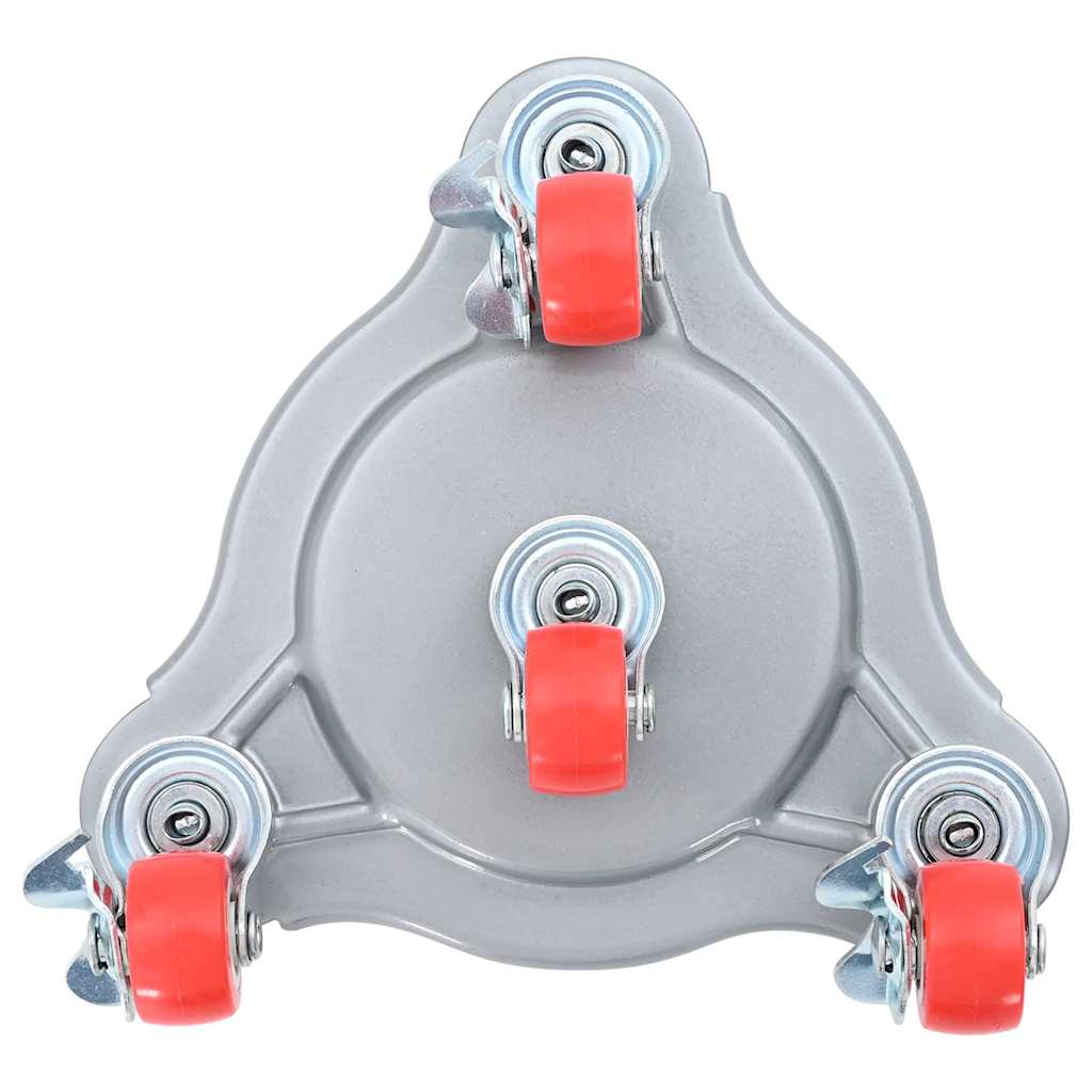 Meubelrollers 4 st met lifter 14,5x13,5x4 cm staal 400 kg is nu te koop bij PeponiXL, paradijselijk wonen!