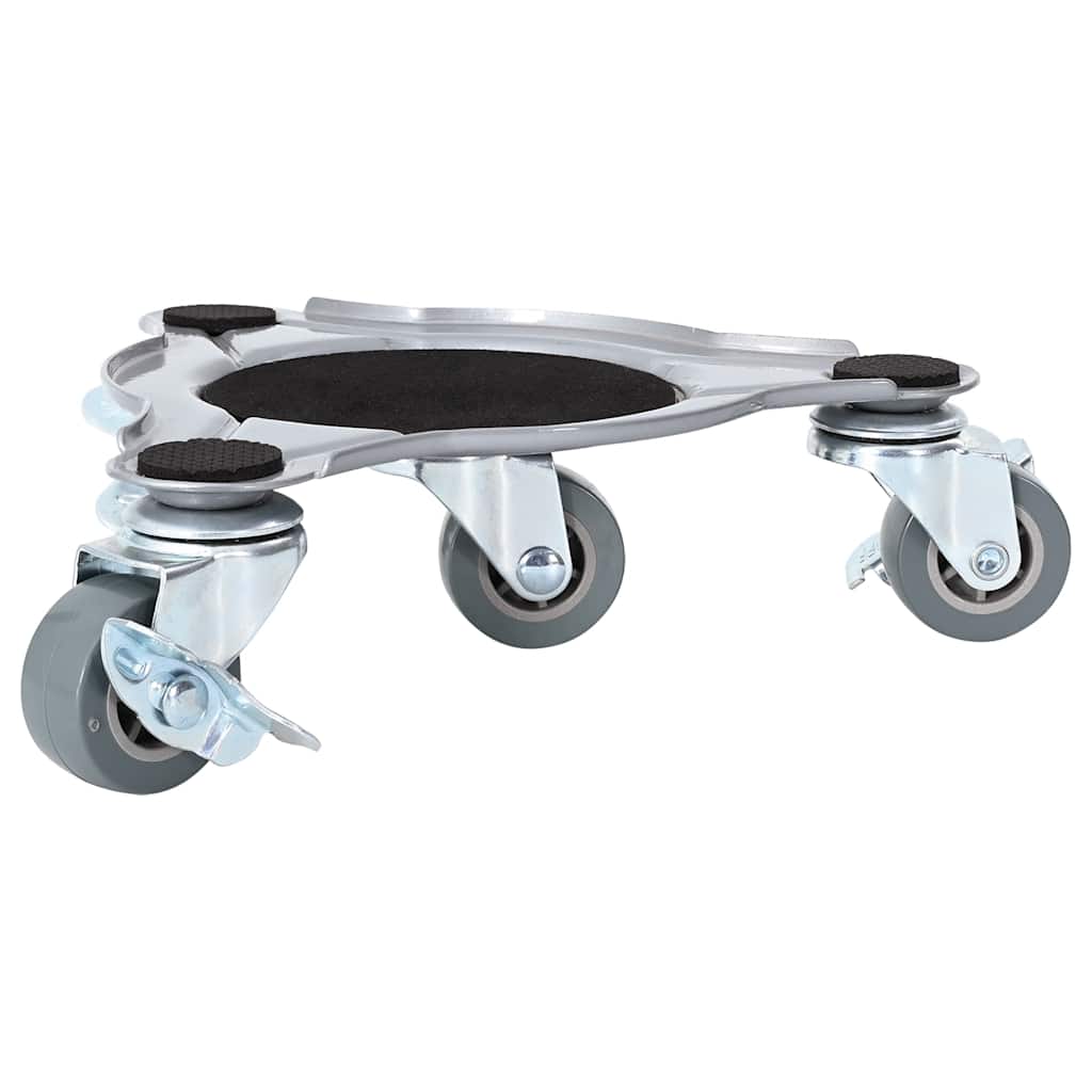 Meubelrollers 4 st met lifter 19x17,5x6 cm staal 1000 kg is nu te koop bij PeponiXL, paradijselijk wonen!