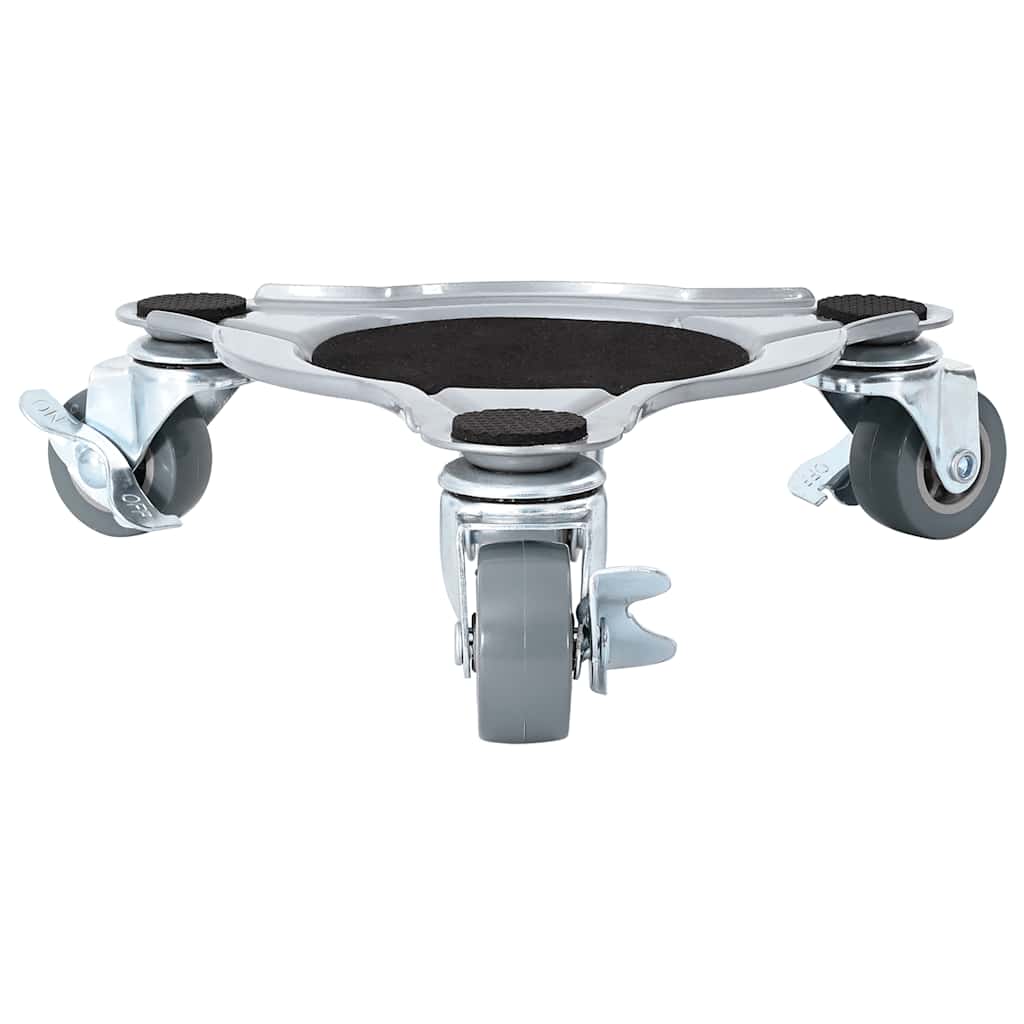 Meubelrollers 4 st met lifter 19x17,5x6 cm staal 1000 kg is nu te koop bij PeponiXL, paradijselijk wonen!