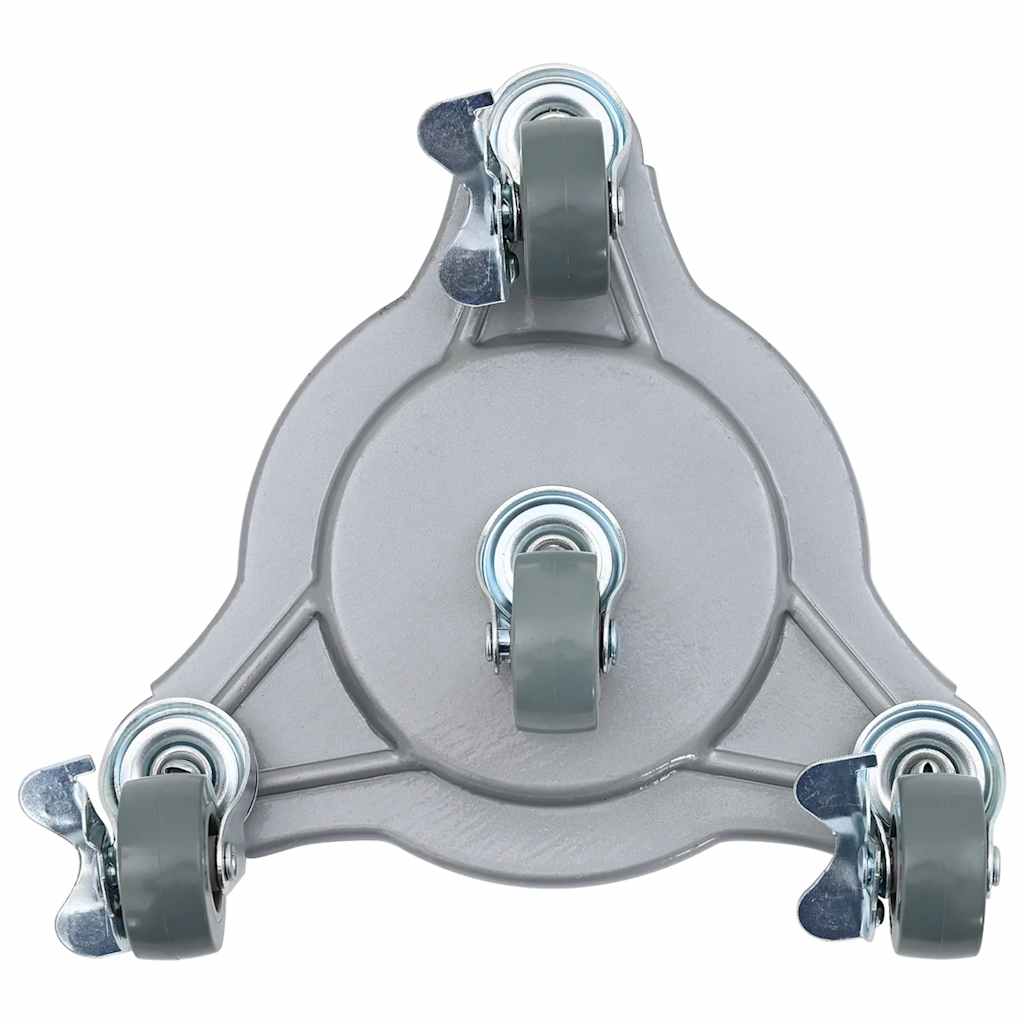 Meubelrollers 4 st met lifter 19x17,5x6 cm staal 1000 kg is nu te koop bij PeponiXL, paradijselijk wonen!