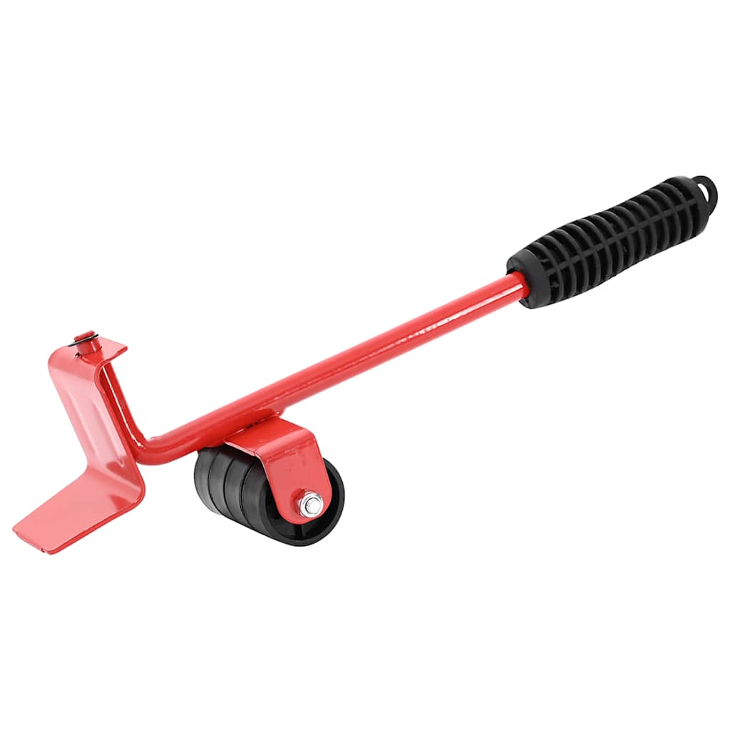 Meubelrollers 8 stuks met lifters 9,8x7,5x3 cm 150 kg rood is nu te koop bij PeponiXL, paradijselijk wonen!