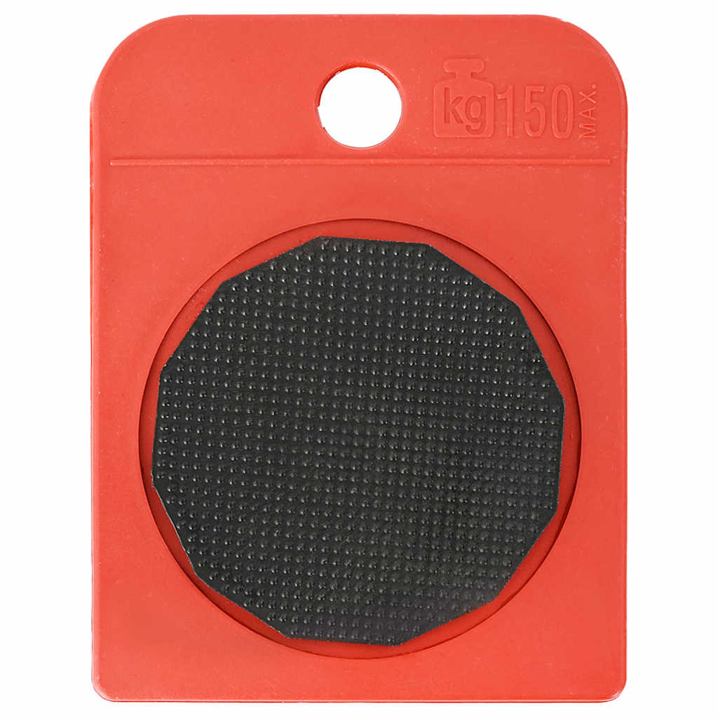 Meubelrollers 8 stuks met lifters 9,8x7,5x3 cm 150 kg rood is nu te koop bij PeponiXL, paradijselijk wonen!