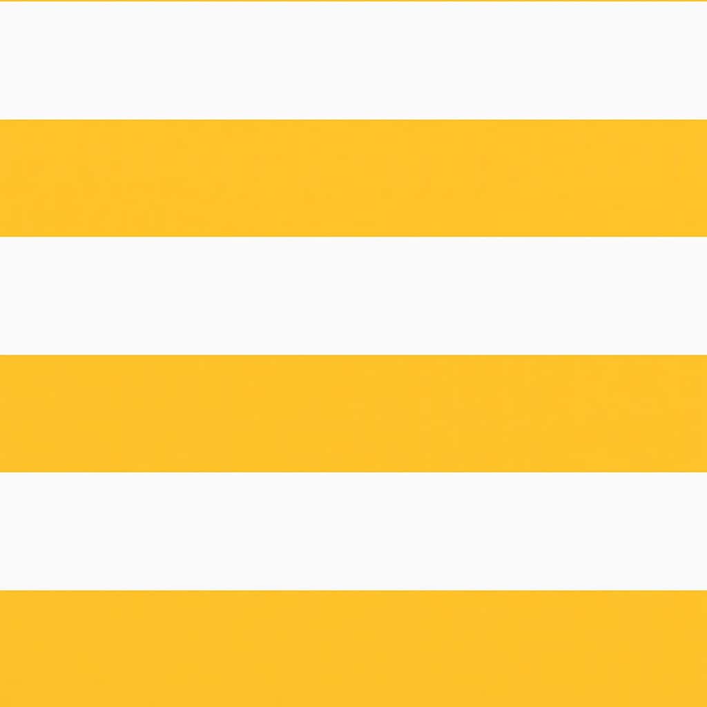 Balkonscherm Geel en Wit Gestreept 120x800 cm is nu te koop bij PeponiXL, paradijselijk wonen!