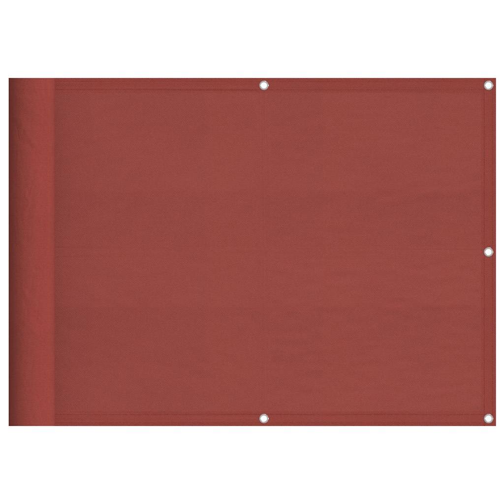 Balkonscherm Terracotta 75x800 cm 100% Polyester Oxford is nu te koop bij PeponiXL, paradijselijk wonen!