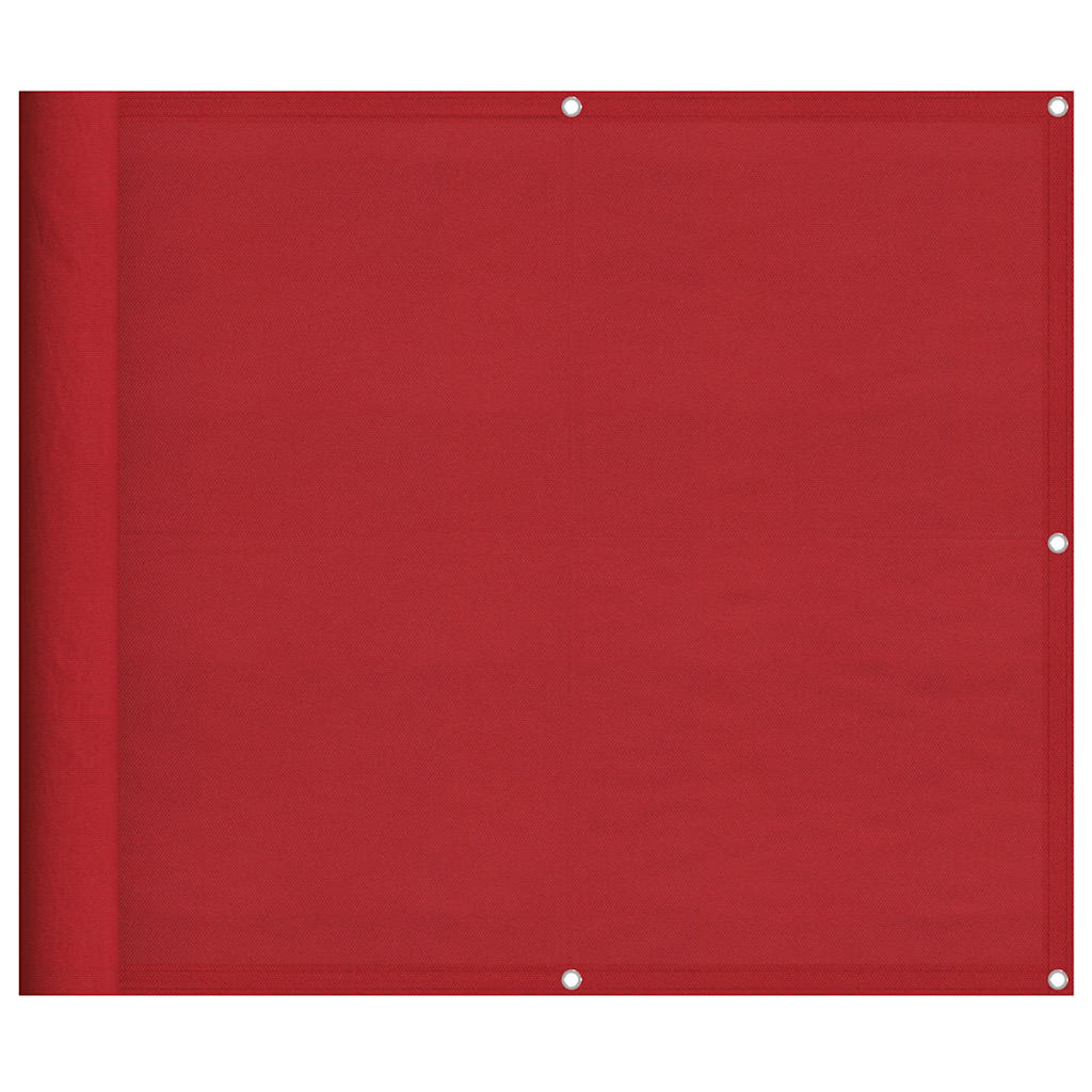 Balkonscherm Rood 90x800 cm 100% Polyester Oxford is nu te koop bij PeponiXL, paradijselijk wonen!