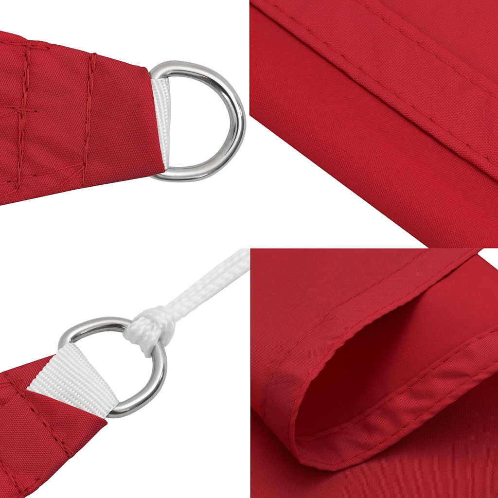 Zonnezeil Rood 2x2x2 m 100% Polyester Oxford is nu te koop bij PeponiXL, paradijselijk wonen!