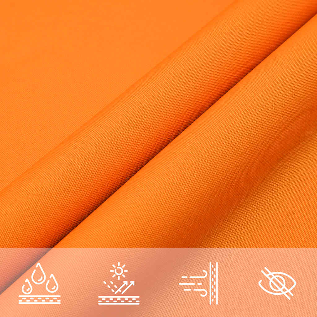 Zonneschermdoek Oranje 2x2x2 m 100% Polyester Oxford is nu te koop bij PeponiXL, paradijselijk wonen!