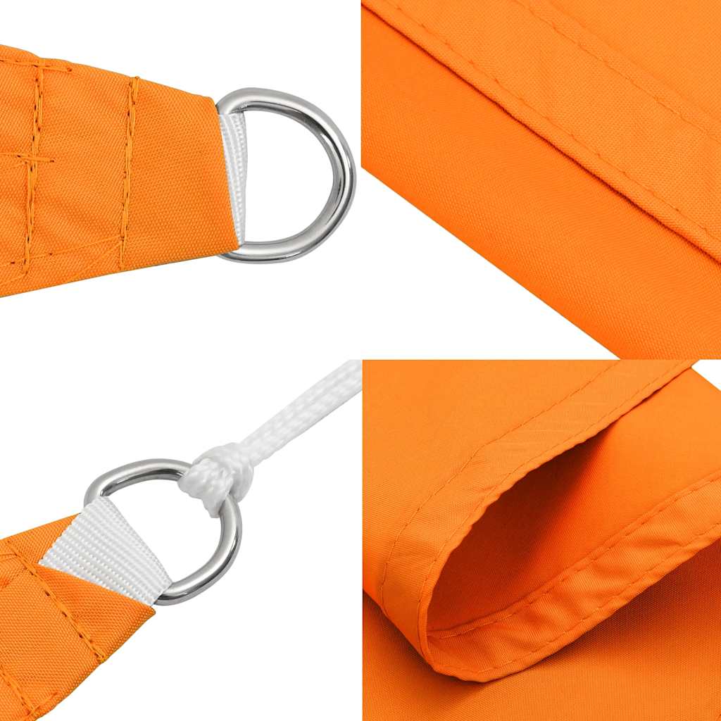 Zonneschermdoek Oranje 7x5x5 m 100% Polyester Oxford is nu te koop bij PeponiXL, paradijselijk wonen!