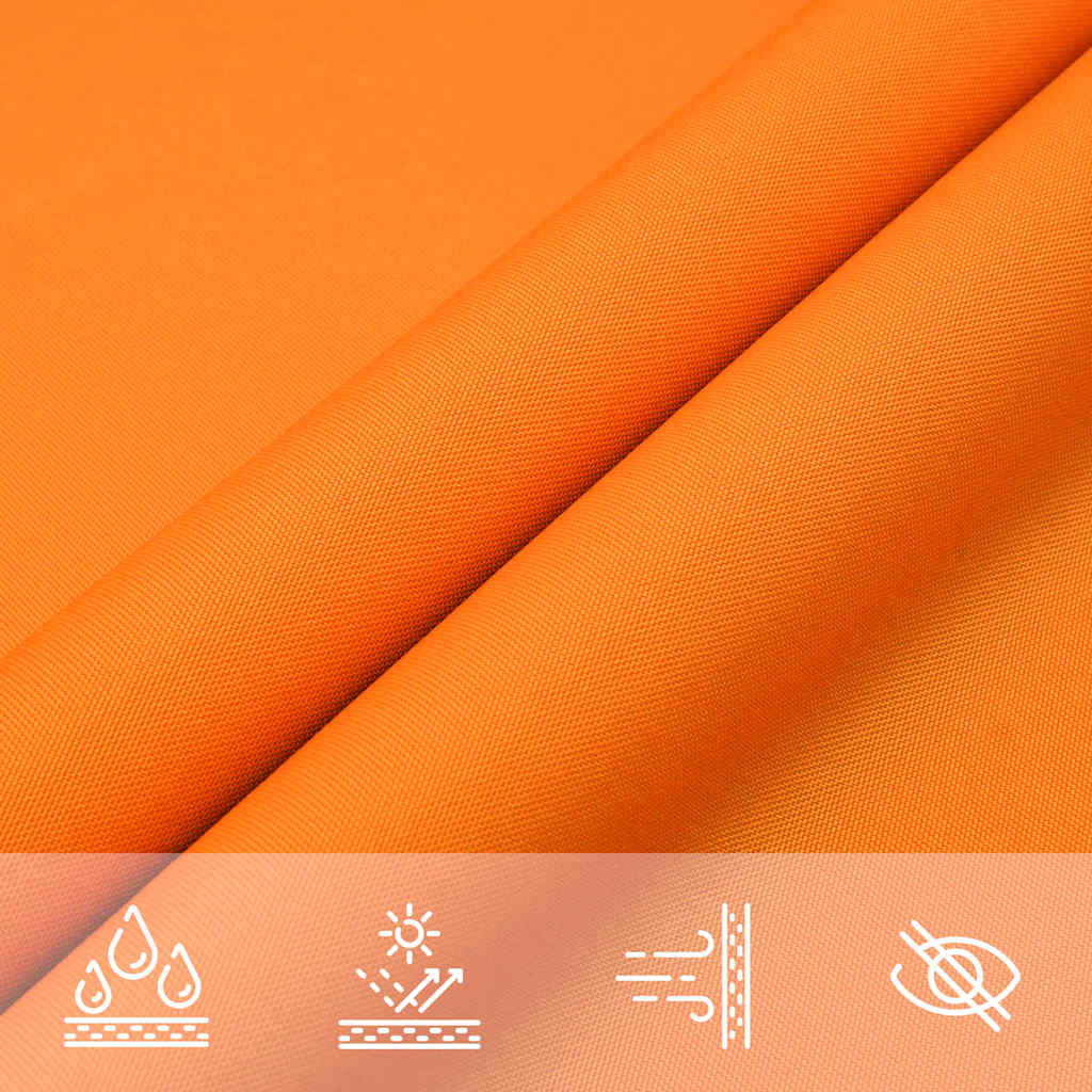 Zonneschermdoek Oranje 7x5x5 m 100% Polyester Oxford is nu te koop bij PeponiXL, paradijselijk wonen!
