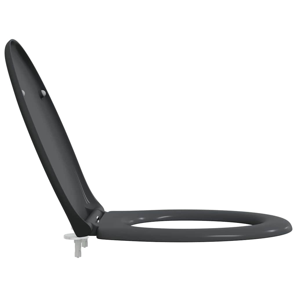 Snelle Ontgrendel Toiletzitting Antraciet 44.8 x 37.3 x 4.2 cm is nu te koop bij PeponiXL, paradijselijk wonen!