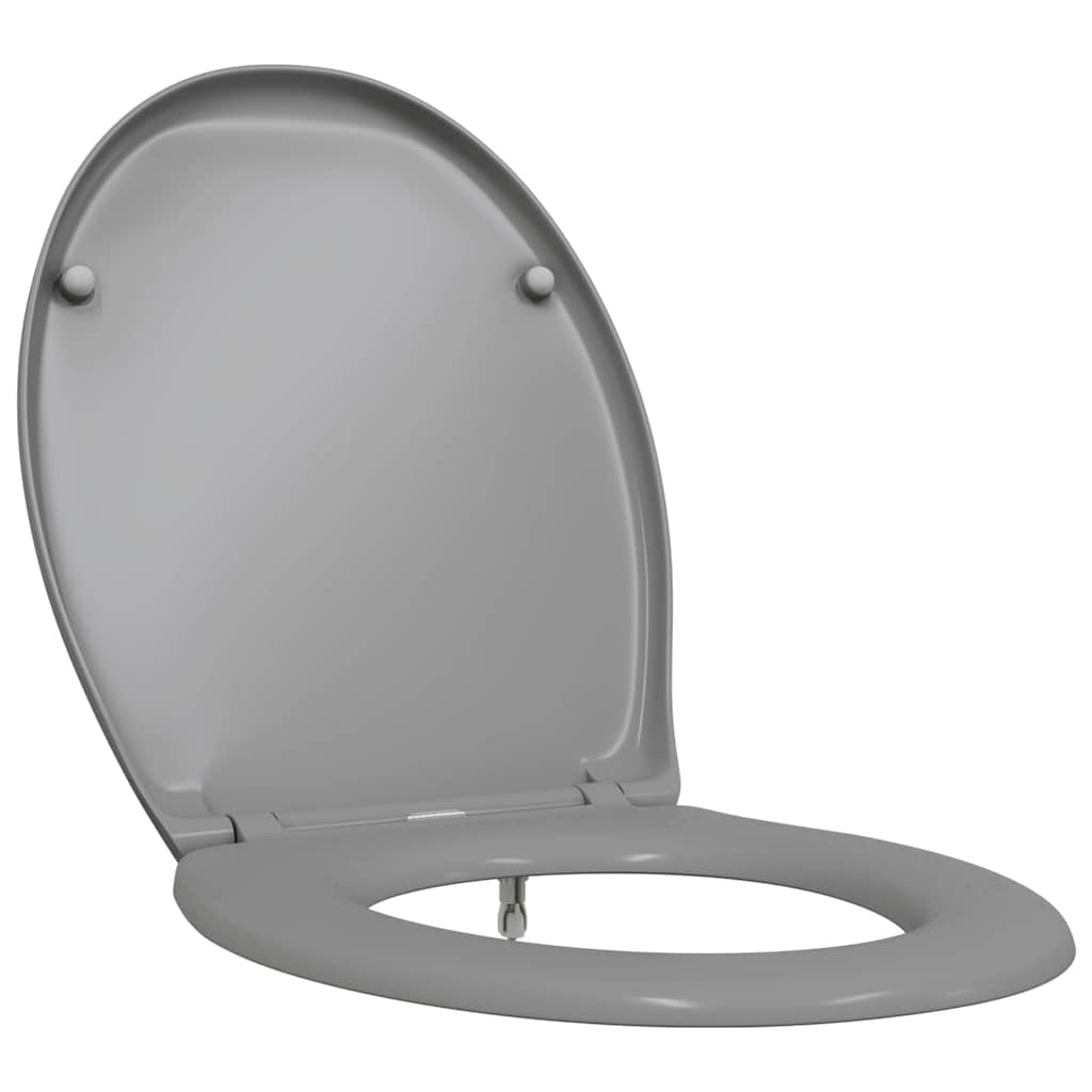 Toiletzitting Grijs 47 x 37 x 4 cm Duroplast is nu te koop bij PeponiXL, paradijselijk wonen!