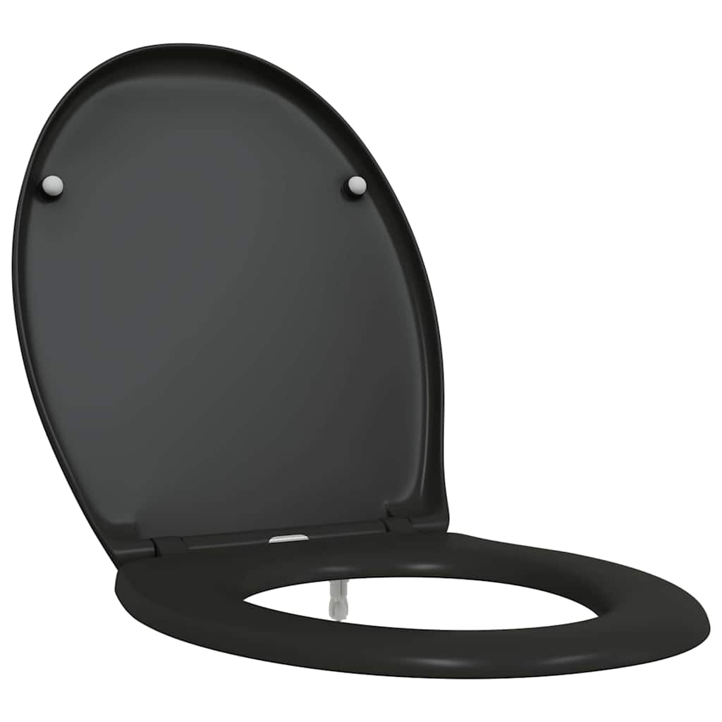 Toiletzitting Zwart 47 x 37 x 4 cm Duroplast is nu te koop bij PeponiXL, paradijselijk wonen!