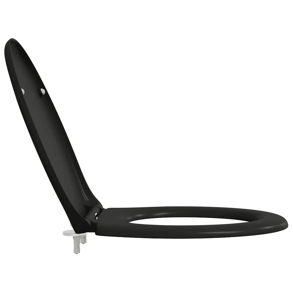 Toiletzitting Zwart 47 x 37 x 4 cm Duroplast is nu te koop bij PeponiXL, paradijselijk wonen!