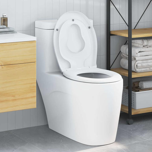 Snelle Ontgrendel Toiletzitting Wit 44.5 x 37.3 x 4.3 cm is nu te koop bij PeponiXL, paradijselijk wonen!