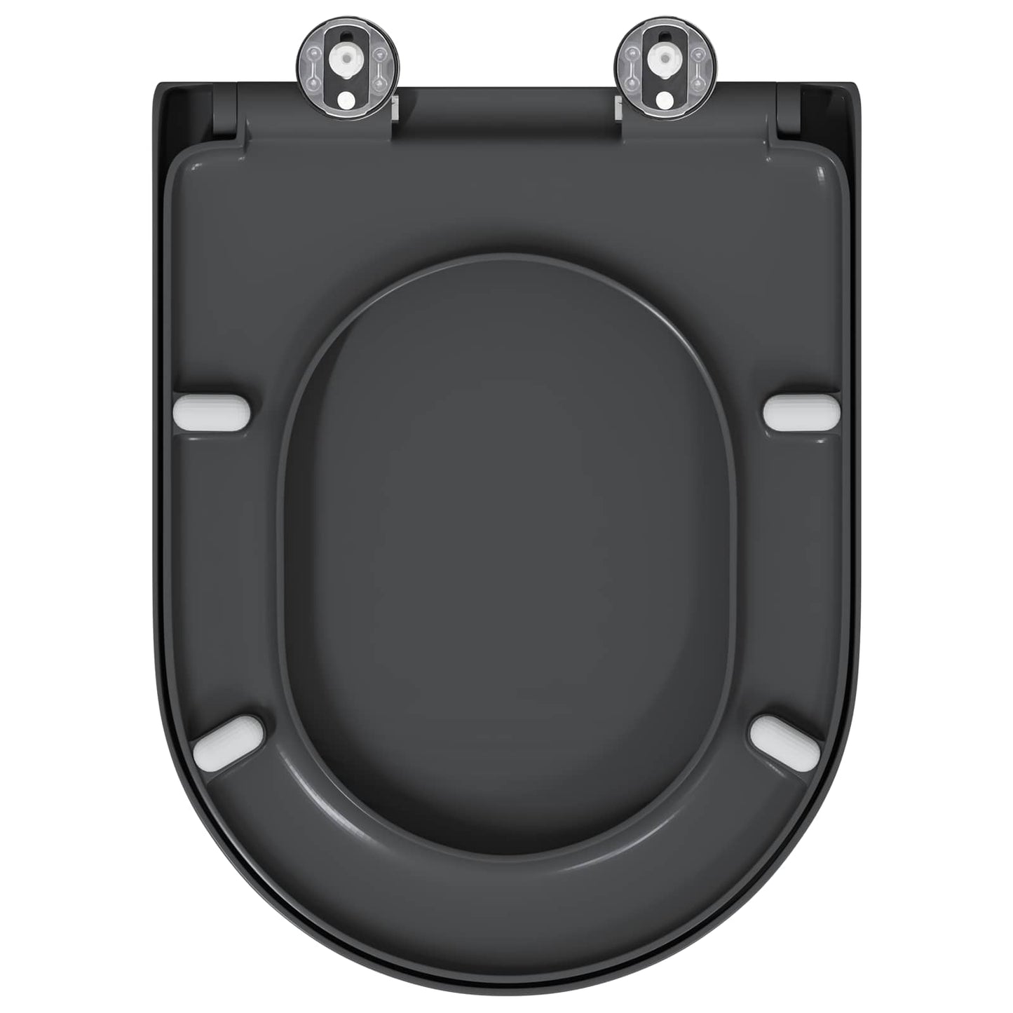 Toiletzitting Antraciet 49 x 36 x 4 cm Duroplast is nu te koop bij PeponiXL, paradijselijk wonen!