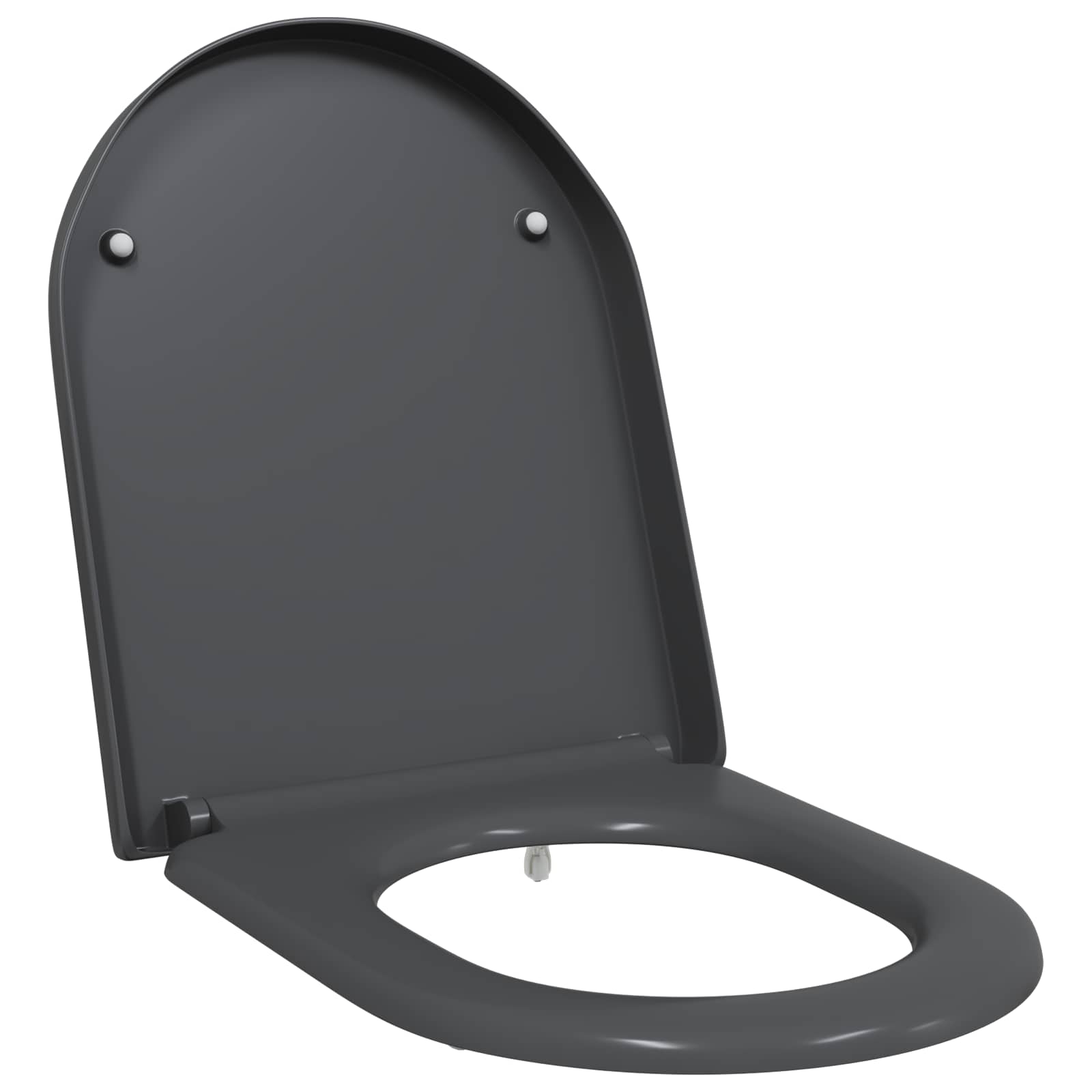 Toiletzitting Antraciet 49 x 36 x 4 cm Duroplast is nu te koop bij PeponiXL, paradijselijk wonen!