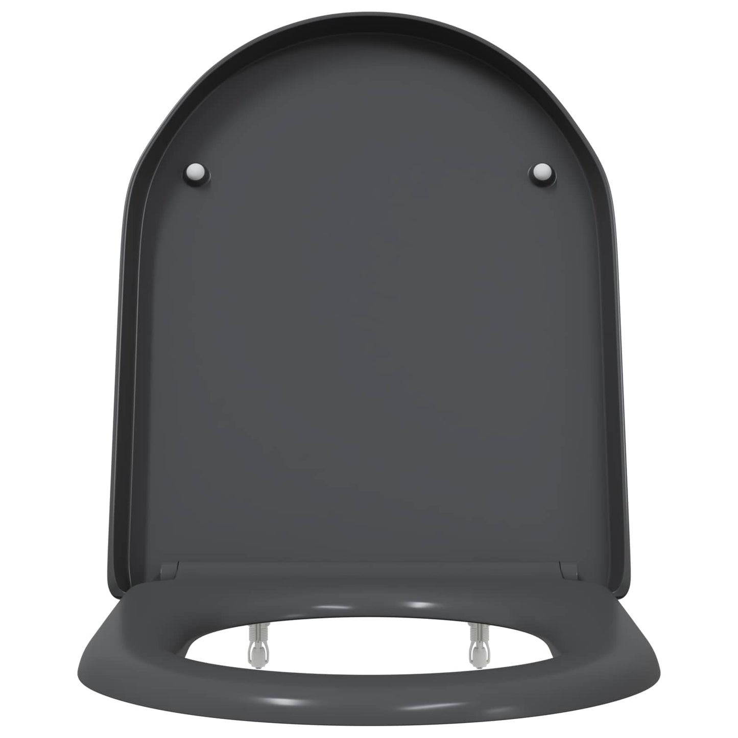 Toiletzitting Antraciet 49 x 36 x 4 cm Duroplast is nu te koop bij PeponiXL, paradijselijk wonen!