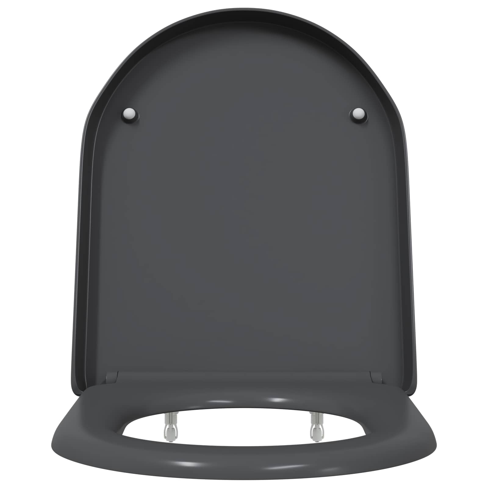 Toiletzitting Antraciet 49 x 36 x 4 cm Duroplast is nu te koop bij PeponiXL, paradijselijk wonen!