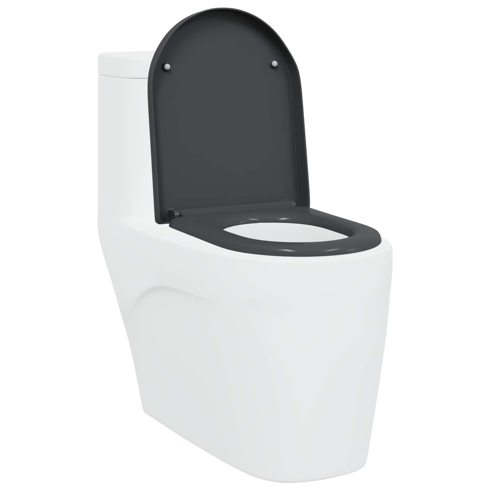 Toiletzitting Antraciet 49 x 36 x 4 cm Duroplast is nu te koop bij PeponiXL, paradijselijk wonen!
