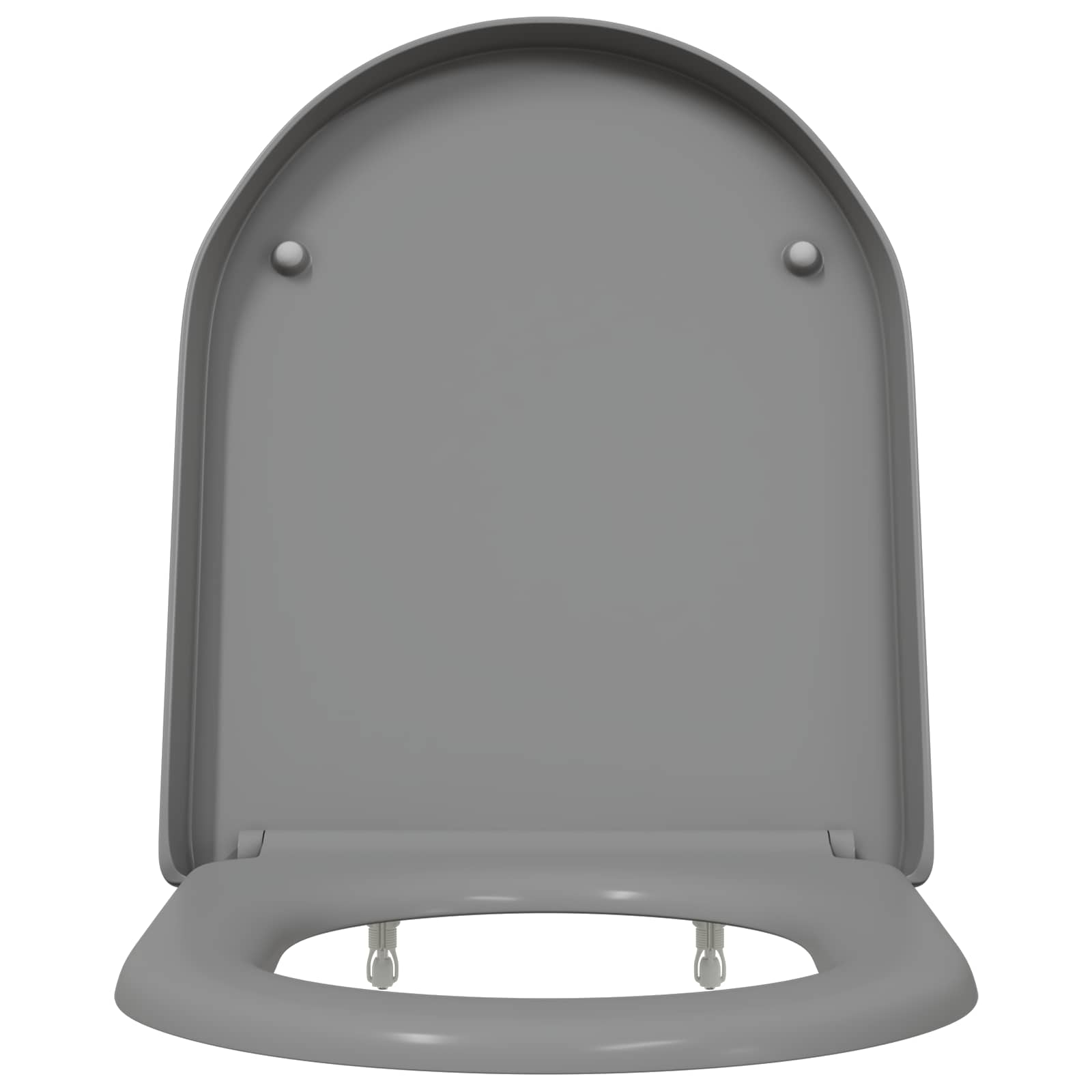 Toiletzitting Grijs 49 x 36 x 4 cm Duroplast is nu te koop bij PeponiXL, paradijselijk wonen!