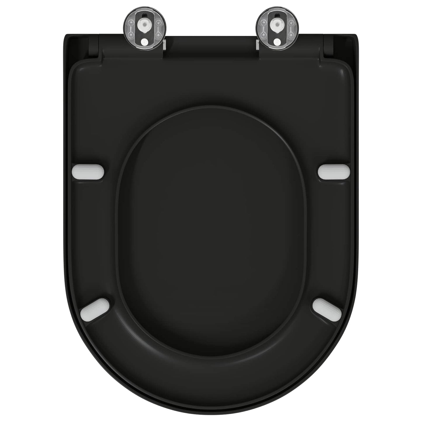 Toiletzitting Zwart 49 x 36 x 4 cm Duroplast is nu te koop bij PeponiXL, paradijselijk wonen!