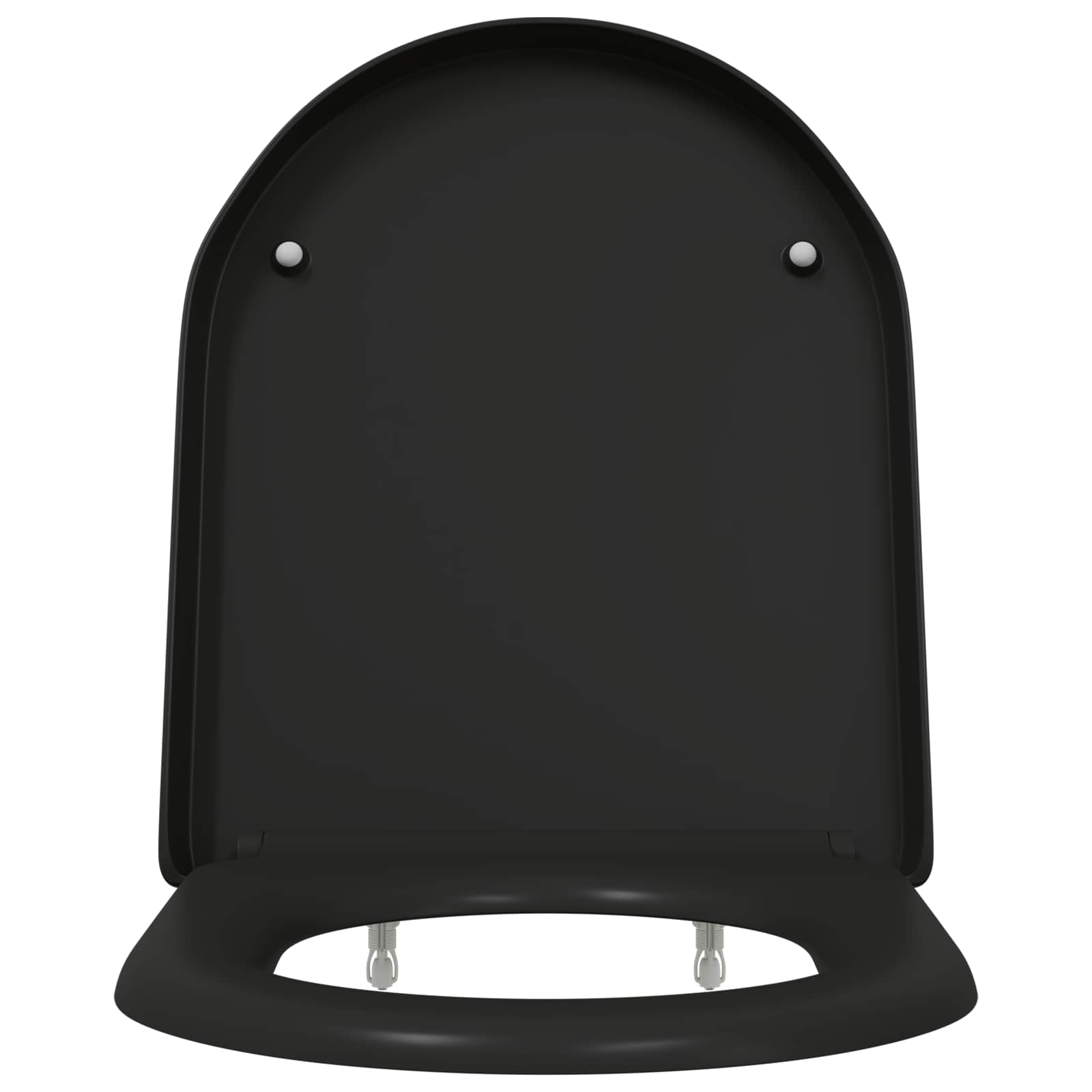 Toiletzitting Zwart 49 x 36 x 4 cm Duroplast is nu te koop bij PeponiXL, paradijselijk wonen!