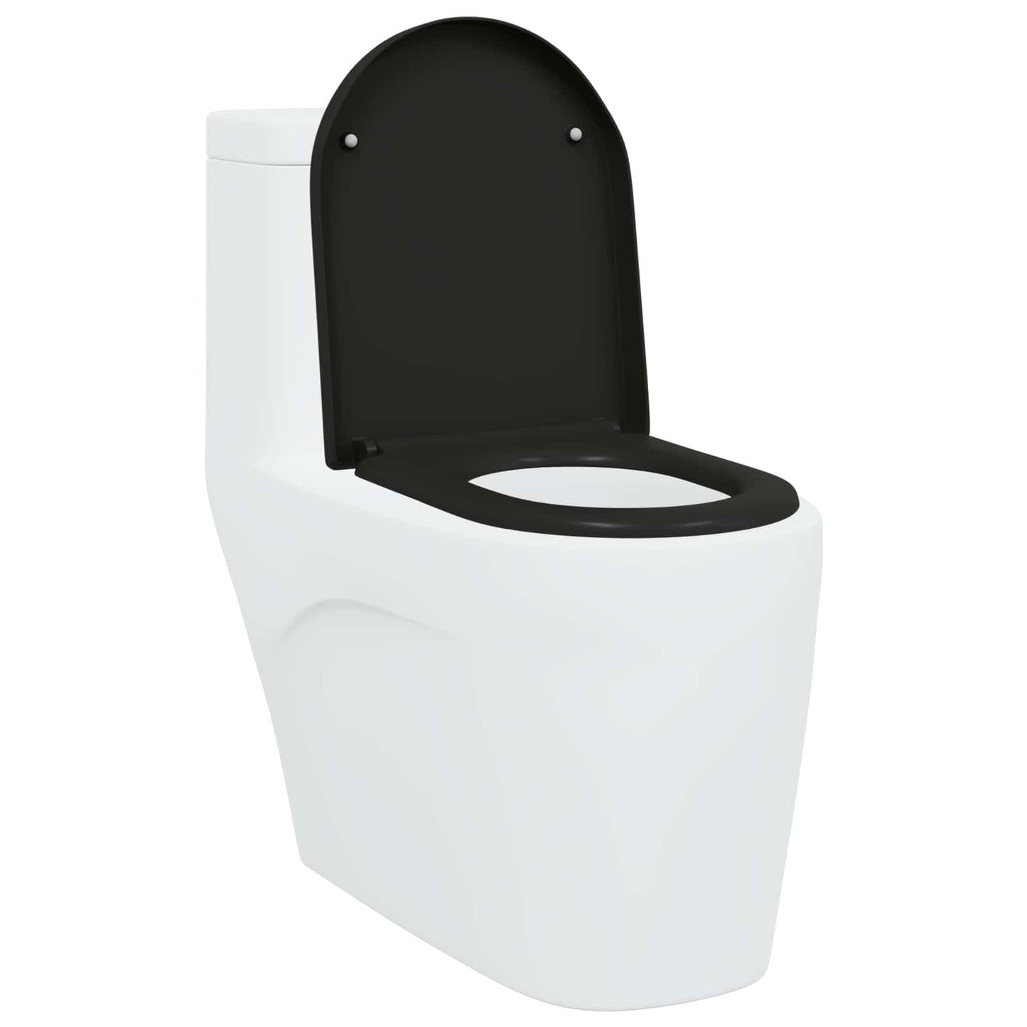 Toiletzitting Zwart 49 x 36 x 4 cm Duroplast is nu te koop bij PeponiXL, paradijselijk wonen!