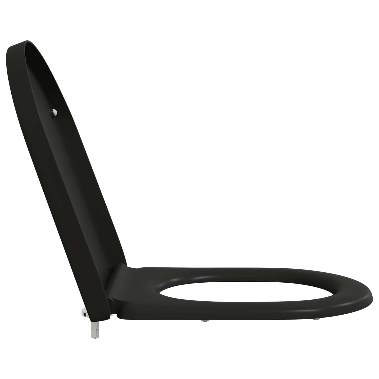 Toiletzitting Zwart 49 x 36 x 4 cm Duroplast is nu te koop bij PeponiXL, paradijselijk wonen!