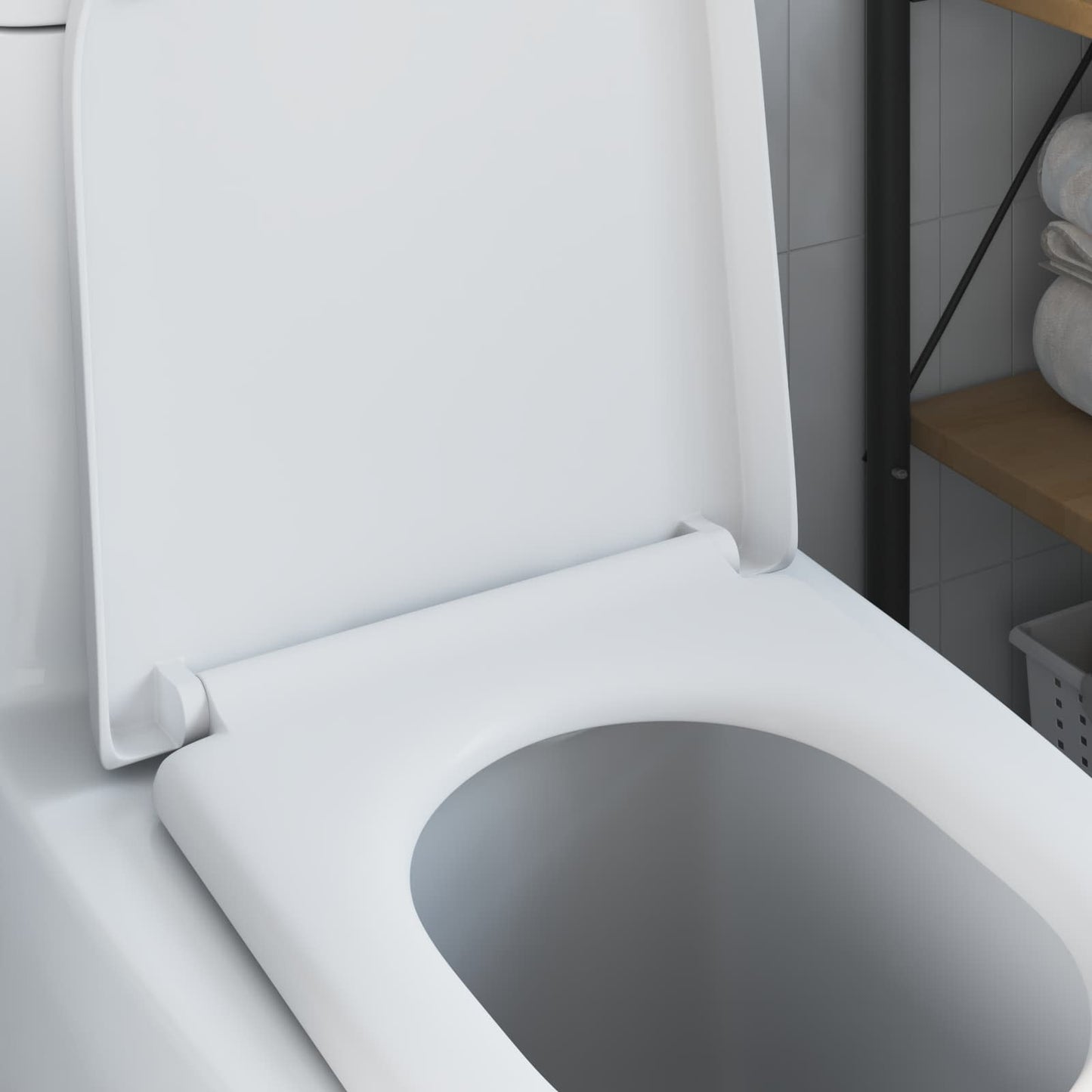 Toiletzitting Wit 49 x 36 x 4 cm Duroplast is nu te koop bij PeponiXL, paradijselijk wonen!