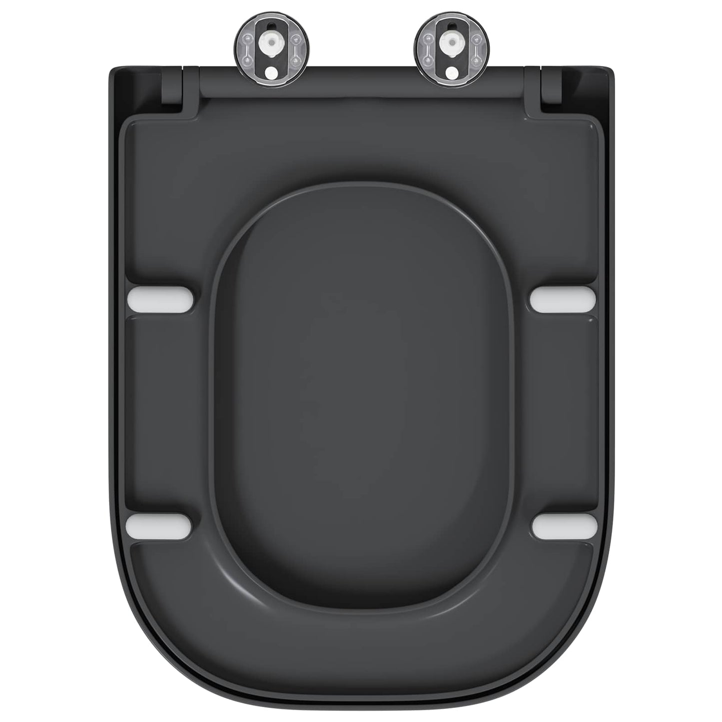 Toiletzitting Antraciet 47,5 x 35 x 3,6 cm Duroplast is nu te koop bij PeponiXL, paradijselijk wonen!