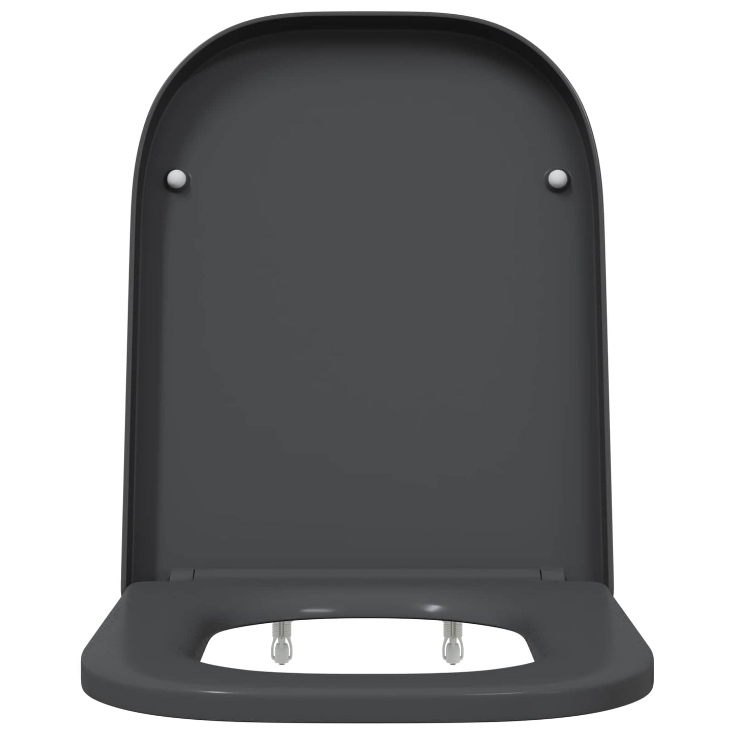 Toiletzitting Antraciet 47,5 x 35 x 3,6 cm Duroplast is nu te koop bij PeponiXL, paradijselijk wonen!