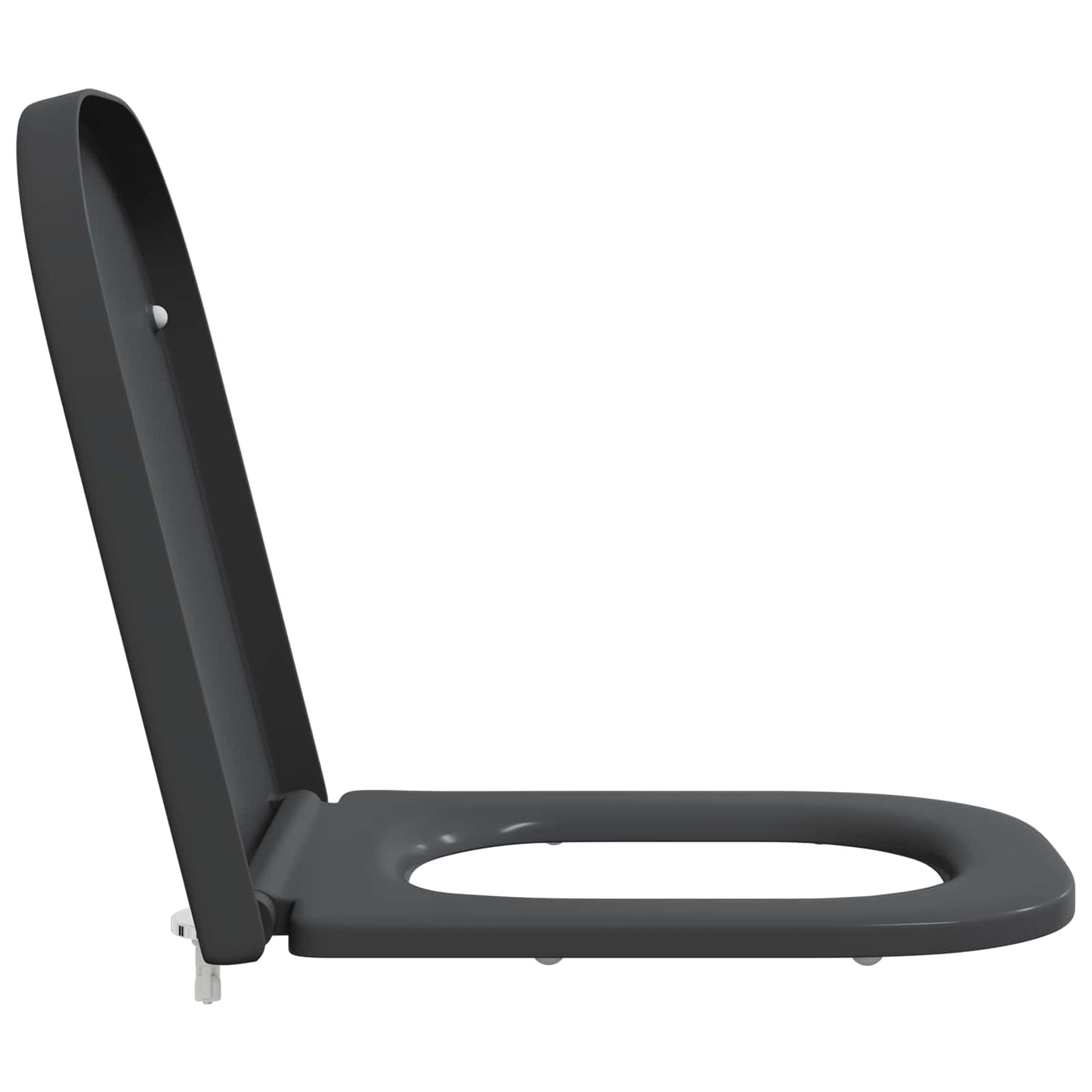 Toiletzitting Antraciet 47,5 x 35 x 3,6 cm Duroplast is nu te koop bij PeponiXL, paradijselijk wonen!