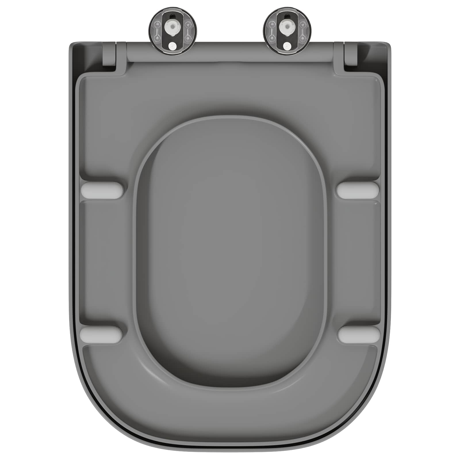 Toiletzitting Grijs 47,5 x 35 x 3,6 cm Duroplast is nu te koop bij PeponiXL, paradijselijk wonen!